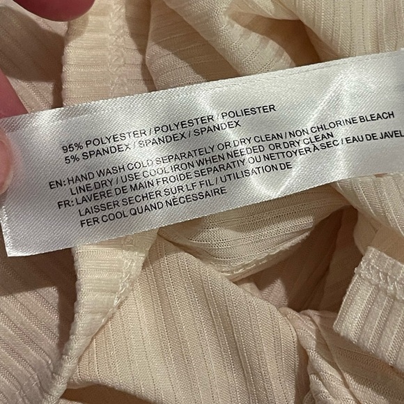 Band of the free nwt AVRIL Ivory MOCK NECK CROP TOP - Picture 10 of 11